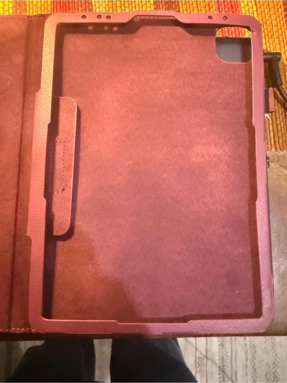 Apple iPad Air 4 & 5 Leather Tablet Folio Case - Purple